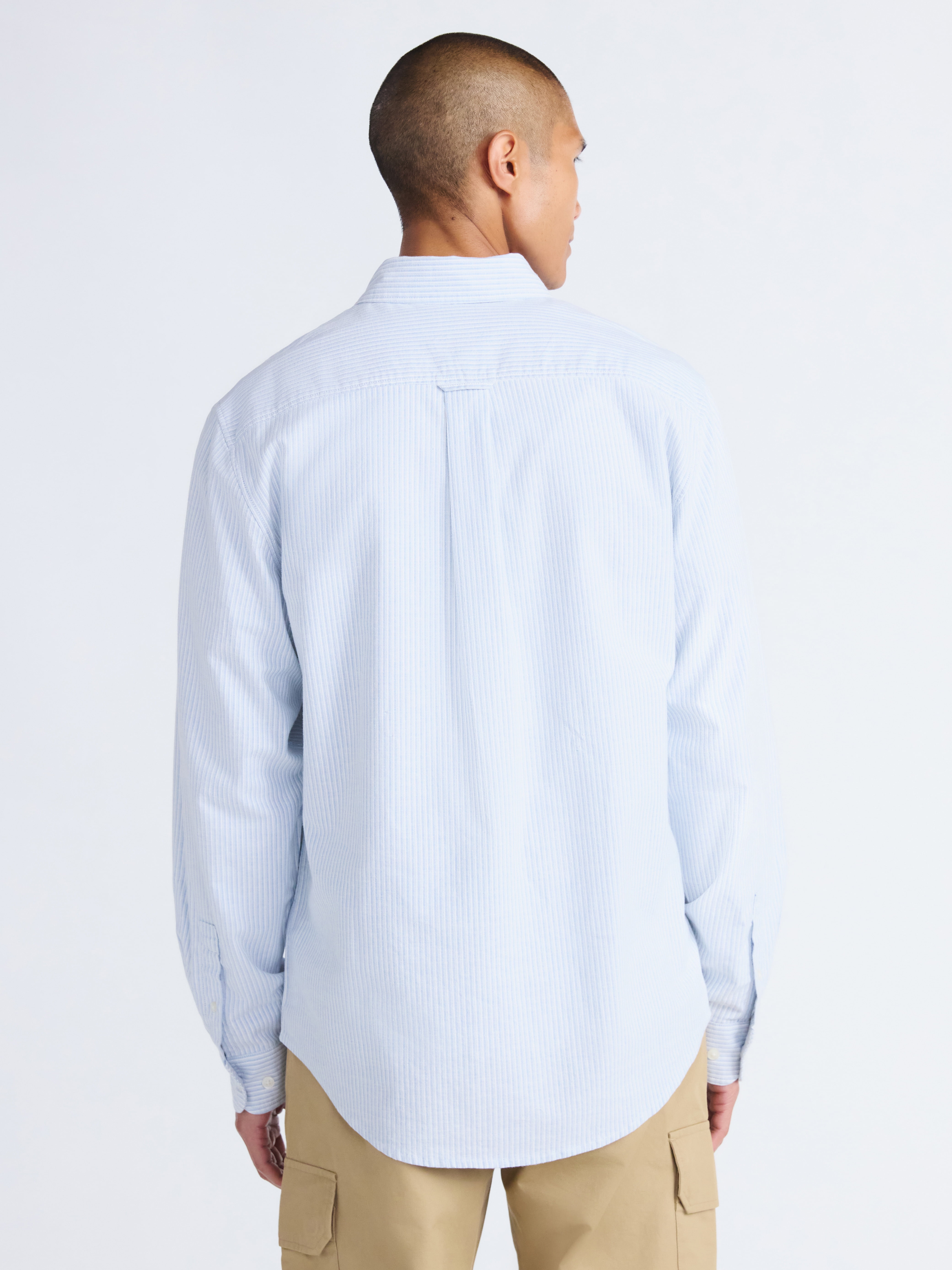 Free Assembly Men's Cotton Button Down Oxford Shirt with