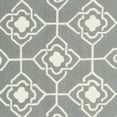 thumbnail image 5 of SAFAVIEH Four Seasons Delbert Trellis Polyester Area Rug, Grey/Ivory, 3'6" x 5'6", 5 of 6