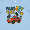 thumbnail image 4 of Inktastic Fast One Race Car with Balloons and Trophy Boys or Girls Baby T-Shirt, 4 of 5
