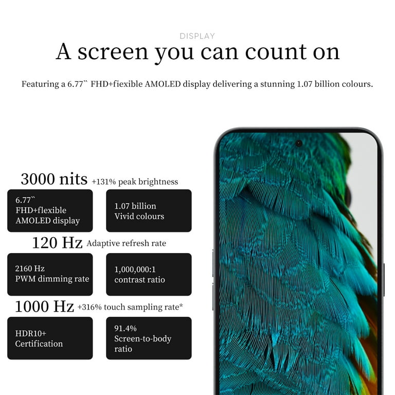 Nothing Phone (3a) 5G Smartphone, Unlocked Android 6.77