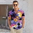 thumbnail image 7 of HAOMEILI Men's Hawaiian Shirt Short Sleeve Floral Button Down Shirts Tropical Holiday Beach Shirts, 7 of 7