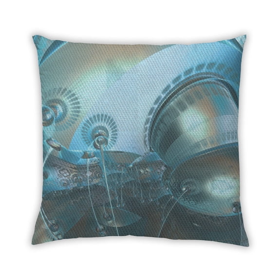 Ahgly Company Indoor Square Contemporary Throw Pillow, 18 inch by 18 inch