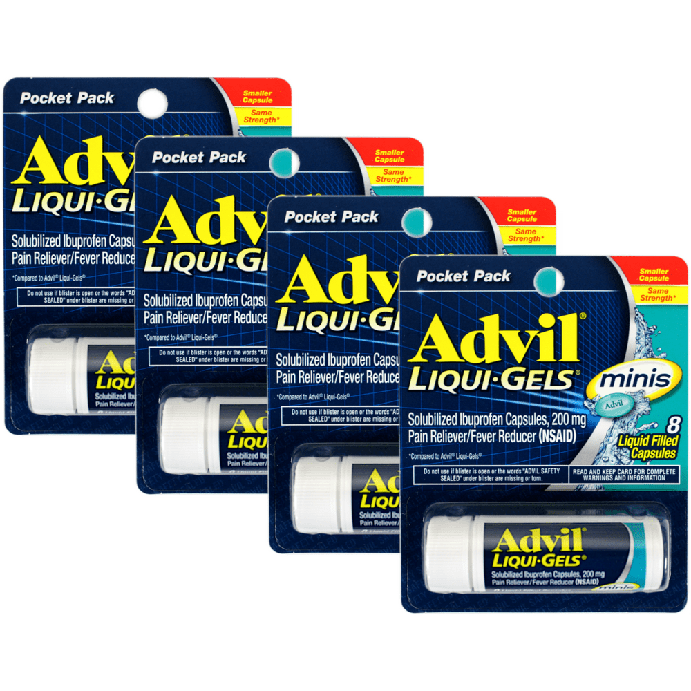 Advil LiquiGels Minis Pain Reliever and Fever Reducer