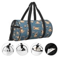 thumbnail image 5 of Easygdp French Bulldog Yoga Travel Bag, Camping, Weekend, Carry On Overnight Duffel Bag with Shoulder Strap, 5 of 8