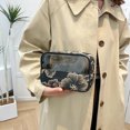 thumbnail image 4 of Almacenamiento Organizador Maquillaje Cosmetic Bag Mujeres PVC Floral Clear Gran Capacidad Con para Viajar, 4 of 8