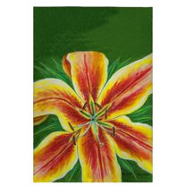 Betsy Drake Interiors Yellow Lily Guest Towel