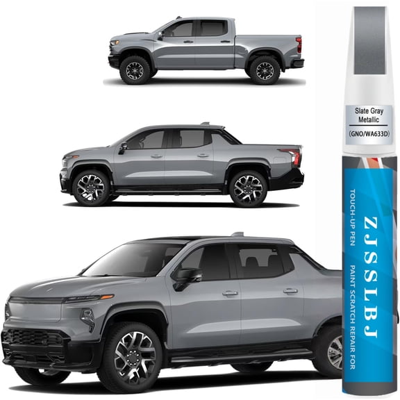 Slate Gray Metallic(GNO/WA633D) Touch Up Paint For Chevrolet Exact Match-Chips and Nicks 2 in 1 Car Paint Pen Scratch Rapai