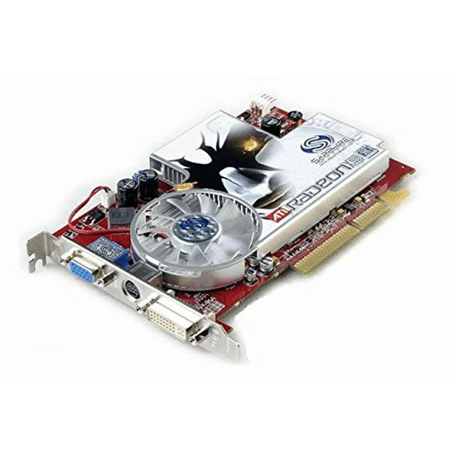 SAPPHIRE 100158 Sapphire ATI Radeon X1600Pro 512MB DVI/VGA/TV-Out AGP Video Card, Lite