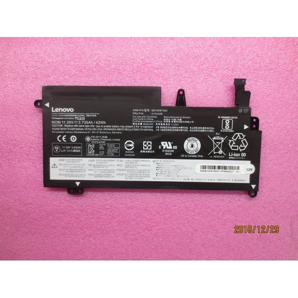 New Genuine Lenovo Thinkpad 13 j1 j2 11 25v 42wh Battery Sb10k 01av435 Walmart Com New Genuine Lenovo Thinkpad 13 j1 j2 11 25v 42wh Battery Sb10k 01av435 Walmart Com
