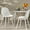 White, variant on Black Polypropylene - Sturdy & Comfortable - Outdoor Patio - Long - lasting Outdoor Seating