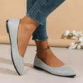 thumbnail image 6 of Mostsola Flats for Women Slip on Ballet Shoes Glitter Pointed Toe Business Casual Shoes Dress Shoes, 6 of 8