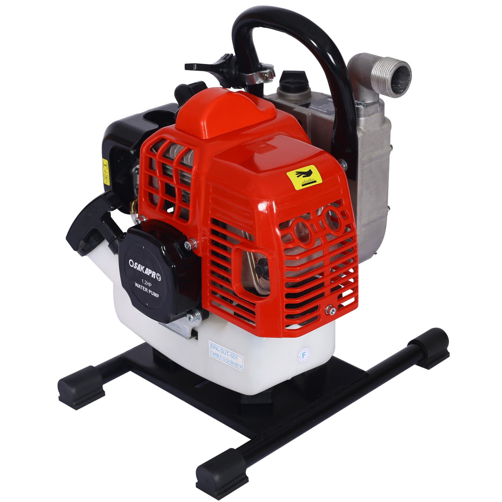 Gas Powered Water Transfer Pump,Portable Petrol High Flow for Garden Farm Irrigation,powerful 2s troke portable gas powered water transfer pump ,33cc 1.2HP 1inch ,EPA compliant