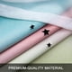 thumbnail image 5 of Star Curtains Stars Blackout Curtains for Kids Girls Bedroom Living Room Colorful Double Layer Star Window Curtains, 1 Panel (53, 5 of 5