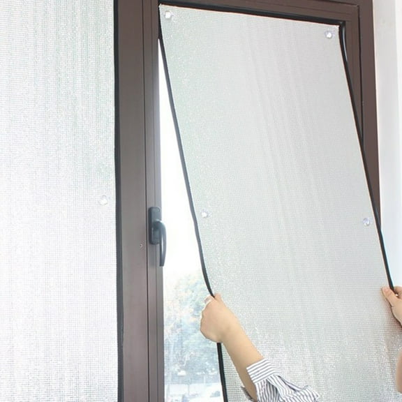 8mm Privacy Window Film, Aluminum Insulating Film, Insulating, Blackout, Privacy, with Suction Cup, for Sunroof, Veranda, Sun Room, Garage