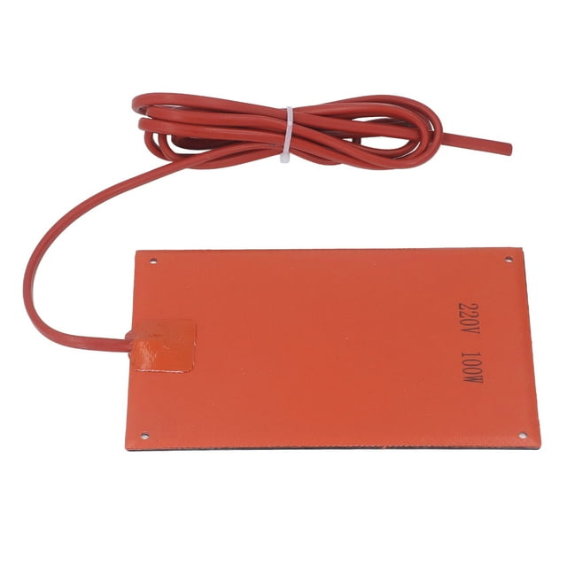Coussin Chauffant pour Carter D'huile, Plaque Chauffante De Moteur De Remplacement en Caoutchouc De Silicone pour Temps Froid 220V 100W