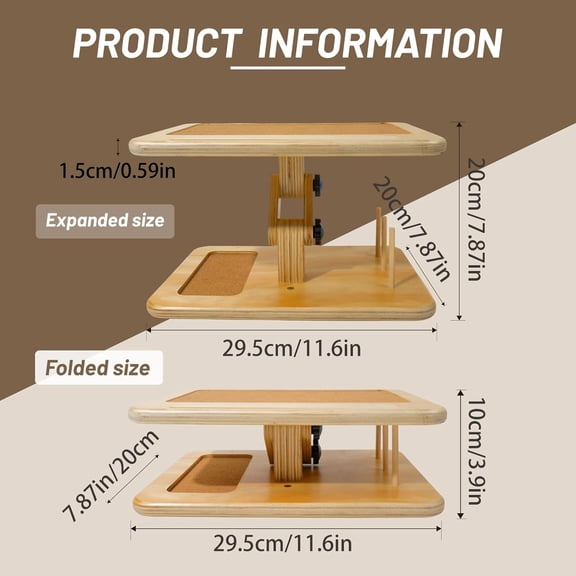Adjustable Lap Desk for Sewing & Crafting - Portable Folding Table with Wood Storage for Sewing Machines & Accessories, Perfect for Cross Stitch, Reading, iPad Use & Craft Essentials