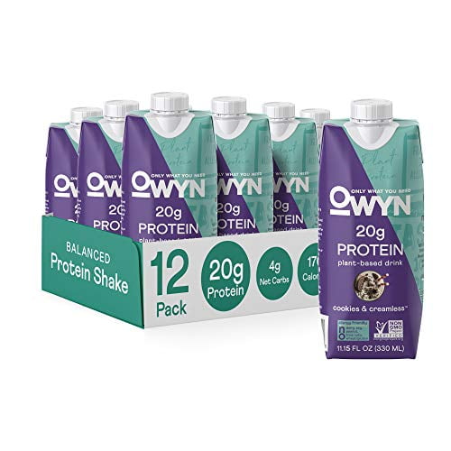 OWYN 100 Vegan PlantBased Protein Shakes Cookies