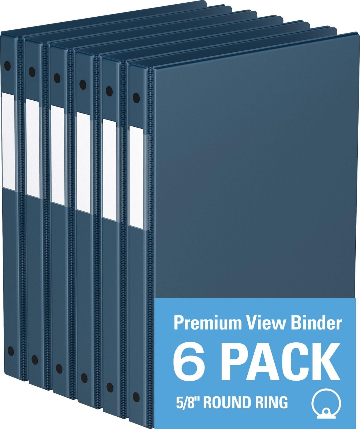 Davis Group, Premium Economy, Round Ring, Binder, 6 Pack