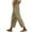 Beige, variant on UAMVSH Cotton Linen Capris for Women Summer Breathable Beach Lounge Capri Pants With Pockets Lightweight Drawstring Button Cropped Pants