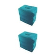 thumbnail image 2 of pitrice Convenient Inflatable Foot Rest 3 Layers Foot Stool Foot Rest Pillow for Traveling Light Blue 40 x 30 x 43cm 2Set, 2 of 6