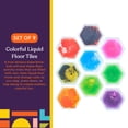 thumbnail image 2 of Liquid Floor Tiles Special Supplies, juego hexagonal de 9 niños, 2 of 9