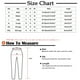 thumbnail image 3 of ICHUANYI ClearanceFashion Womens Casual Color Elastic Loose Pants Straight Wide Leg Trousers With Pocket ICHUANYI WER202308040215, 3 of 5