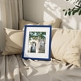 thumbnail image 3 of decorUhome 11x14 Matted to 8x10 Picture Frame, Photo Frame for Gallery Wall or Tabletop Display, Blue, 3 of 10