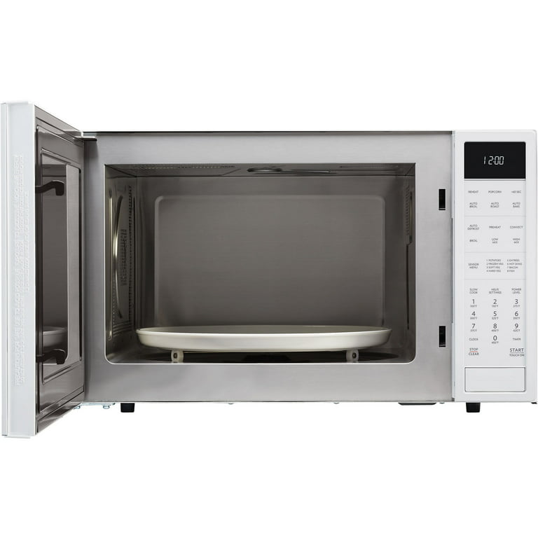 Sharp 1.5-cu ft 900-Watt Sensor Cooking Controls Countertop Convection  Microwave (White) in the Countertop Microwaves department at