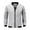 Gray, variant on WREESH Fashion Jacket Men'S Solid Color Design Zipper Pocket Sports Long Sleeved Hooded Casual Jacket Black