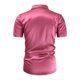 thumbnail image 4 of Blusa y camisa de manga corta con cuello vuelto para hombre, camisa brillante de manga corta con cuello vuelto, blusa de manga corta con cuello vuelto, abrigo de poliéster para hombre, 4 of 8