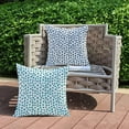 thumbnail image 3 of Navy Blue Outdoor Pillow Covers 18x18 Set of 2 Outdoor Waterproof Patio Decorative Spring Summer Sofa Bed Garden Balcony Cushion Covers Home Decor Gifts 001K, 3 of 5