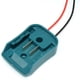 thumbnail image 2 of Conector de base para montaje de batería de 10,8 V a 12 V con cables de 14 AWG negro shaofei, 2 of 5