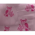 thumbnail image 4 of oneOone Georgette Viscose Fabric Branch & Owl Block Print Sewing Fabric BTY 42 Inch Wide, 4 of 4