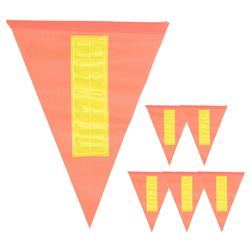 6Pcs Bike Safety Flag Reflective Bicycle Safety Flag High Visibility