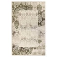 thumbnail image 5 of BNM Mystique Modern Damask Indoor Area Rug, 5' x 8', Beige, 5 of 7