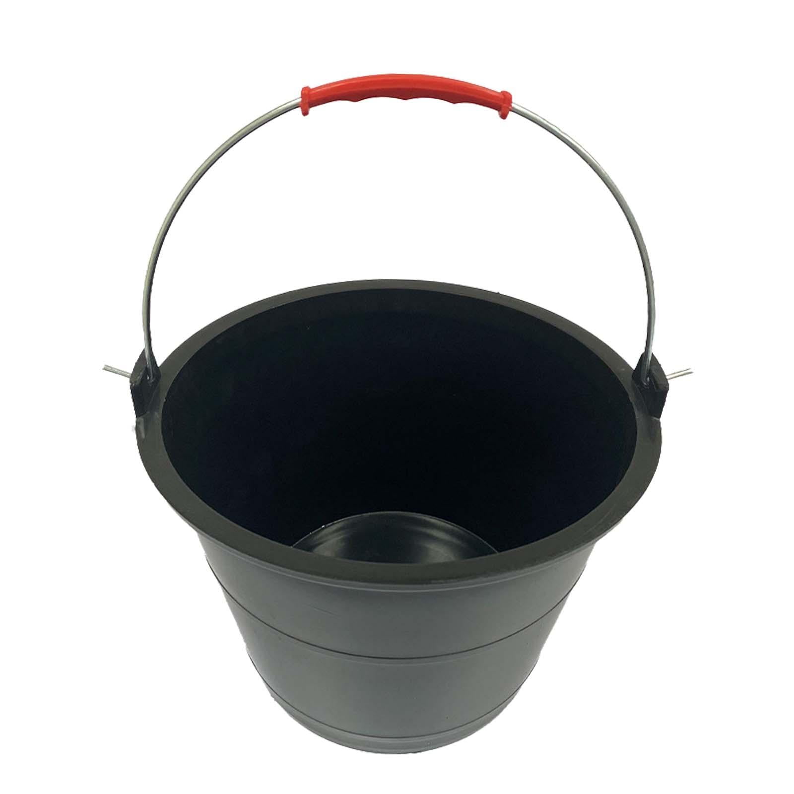 Black Buckets Cement Bucket Easter Bucket Compact Easy to Clean