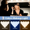 thumbnail image 2 of 3 Colors Makeup Lamp LED Lights USB Stepless Dimmable Bathroom Mirror Light 6 10 14 Bulb Kit Make Up Lighting ,Widely Use, 2 of 6