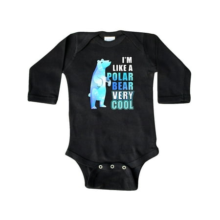 

Inktastic Funny Polar Bear Outfit Gift Baby Boy or Baby Girl Long Sleeve Bodysuit