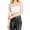 White, variant on Swimsuit Coverup for Women Sheer Mesh Pearl Rhinestone Long Sleeve Crewneck Slimming Shirt Beach Cover Up