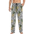 thumbnail image 4 of Top-kevin Turkey Pumpkins Thanksgiving Day Pajama Pants Mens Lounge Pants Straight-Fit Men Pajama Bottoms with Drawstring & Pockets, 4 of 13