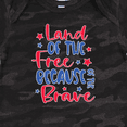 thumbnail image 4 of Inktastic Memorial Day Land of the Free Because of the Brave Boys or Girls Baby Bodysuit, 4 of 5