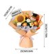 thumbnail image 2 of Muñeca de ganchillo con ramo de graduación de girasol – Set regalo de flores de lana tejida hechas a mano para graduados, recuerdos duraderos y decoración para fiestas, 2 of 7