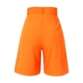 thumbnail image 5 of Bovemsi Women's Casual Pants Women Fashion Multicolor Suit Shorts Zipper Pocket Solid Color Cropped for Summer Travel, 5 of 6