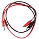 thumbnail image 1 of 2 Pcs Red Black Banana Plugs to Alligator Clips Probe Test Cable 1M, 1 of 5