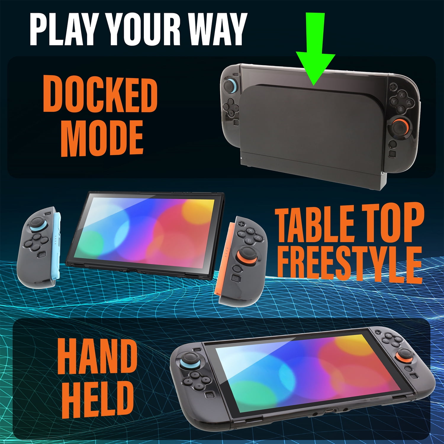 Nyko Thin Case for Nintendo Switch 2, Black, 87413