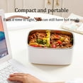 thumbnail image 3 of Adult Cordless Electric Lunch Box,  1.8 L Large Capacity, Rechargeable Self-Heating Lunch Box, 1.8L Portable Food Warmer for Car, Office, Travel, Picnic, and Outdoor, 3 of 8