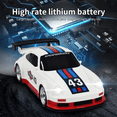 thumbnail image 5 of 1/43 Scale High-Speed RC Drift Car with Gyro, 2.4G 4WD Full Proportional Control RC Sport Car with LED Lights, Indoor Racing Gift for Teens & Adults, 5 of 7