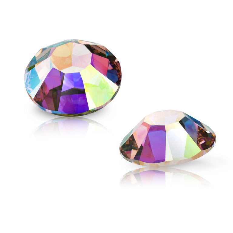144Pcs (SS20 5mm) Crystal AB | Preciosa Maxima Glass Flatback