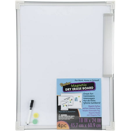 erase magnetic dry board inches aluminum