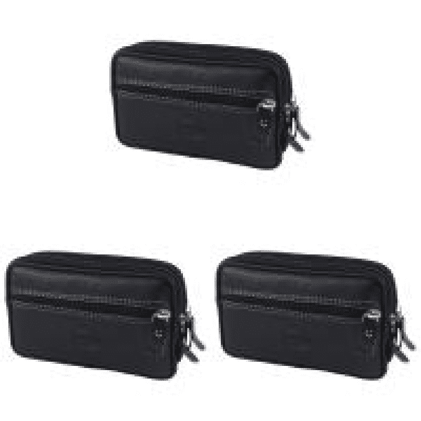 Bolsos para Cuero PU Hombres Riñonera Con Color Sólido ()